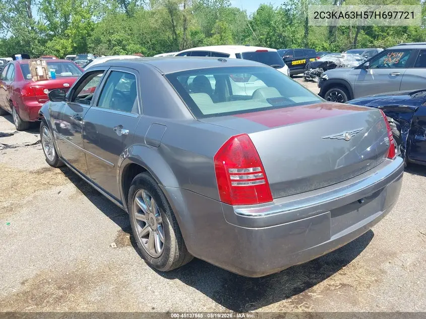 2007 Chrysler 300C VIN: 2C3KA63H57H697721 Lot: 45137565