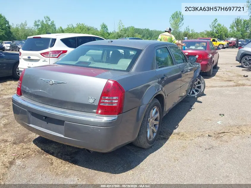 2007 Chrysler 300C VIN: 2C3KA63H57H697721 Lot: 45137565