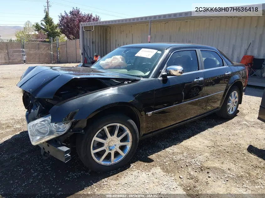 2007 Chrysler 300C VIN: 2C3KK63H07H636418 Lot: 45160052
