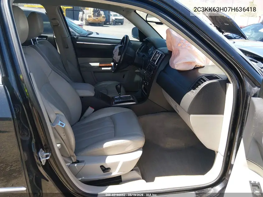 2007 Chrysler 300C VIN: 2C3KK63H07H636418 Lot: 45160052