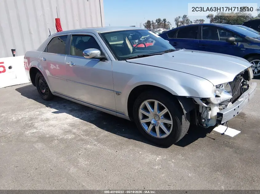 2007 Chrysler 300C VIN: 2C3LA63H17H715510 Lot: 45165222
