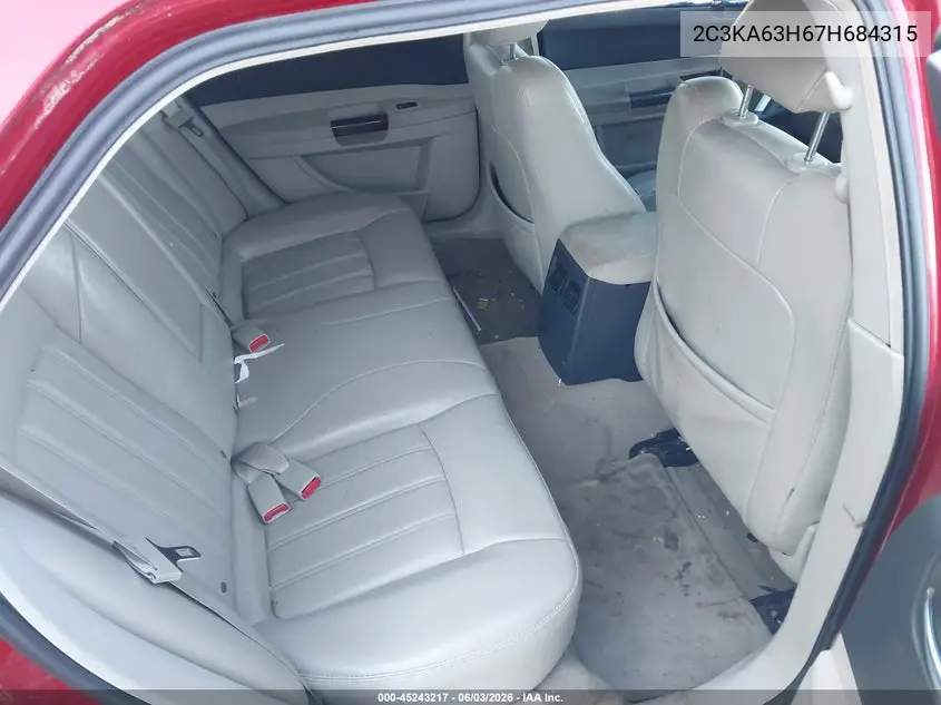 2007 Chrysler 300C VIN: 2C3KA63H67H684315 Lot: 45243217