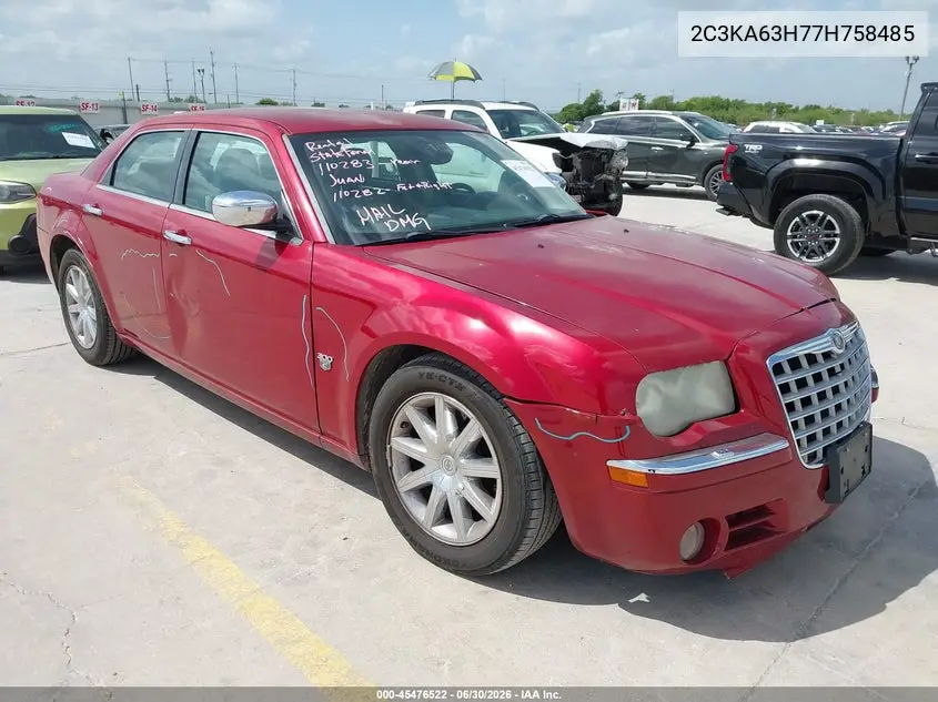 2007 Chrysler 300C VIN: 2C3KA63H77H758485 Lot: 45476522