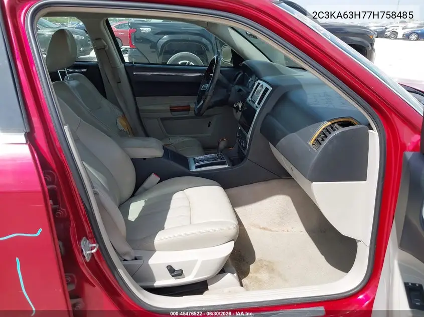 2007 Chrysler 300C VIN: 2C3KA63H77H758485 Lot: 45476522