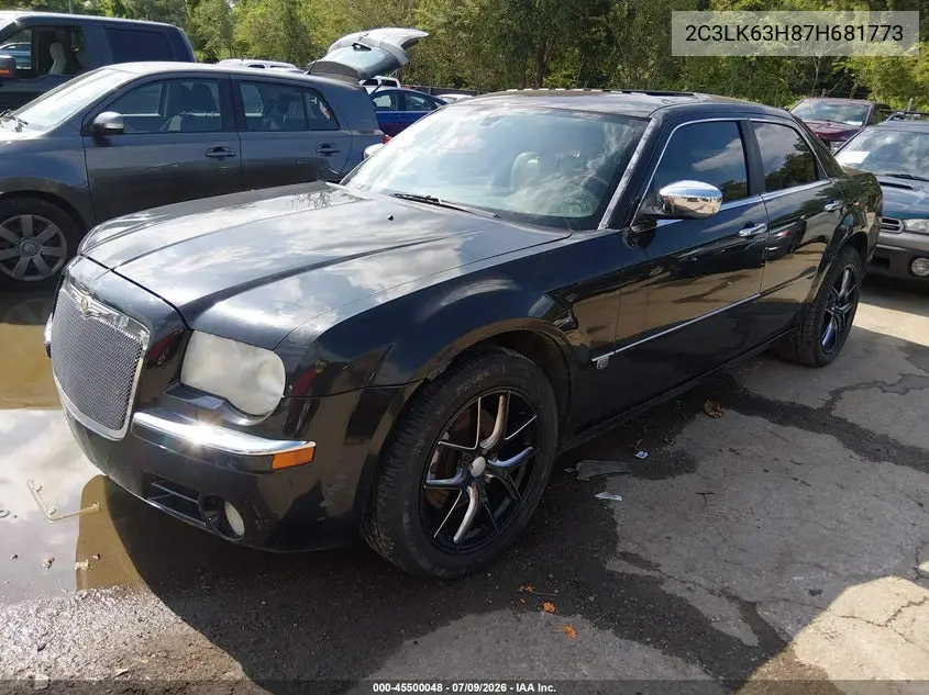 2007 Chrysler 300C VIN: 2C3LK63H87H681773 Lot: 45500048