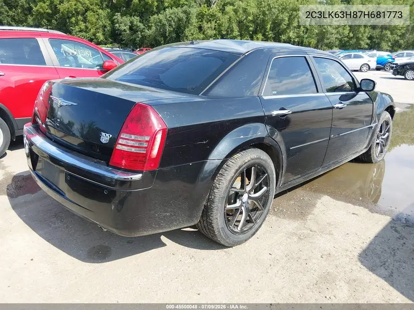 2007 Chrysler 300C VIN: 2C3LK63H87H681773 Lot: 45500048