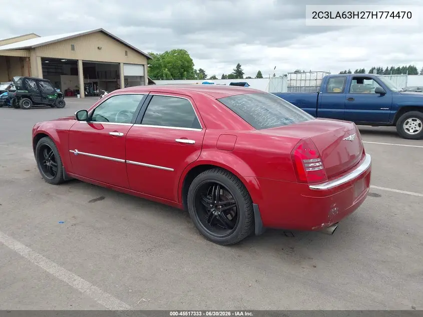 2007 Chrysler 300C VIN: 2C3LA63H27H774470 Lot: 45517333