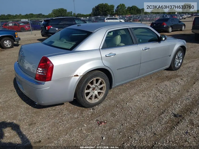2007 Chrysler 300C VIN: 2C3KA63H37H633760 Lot: 45682801