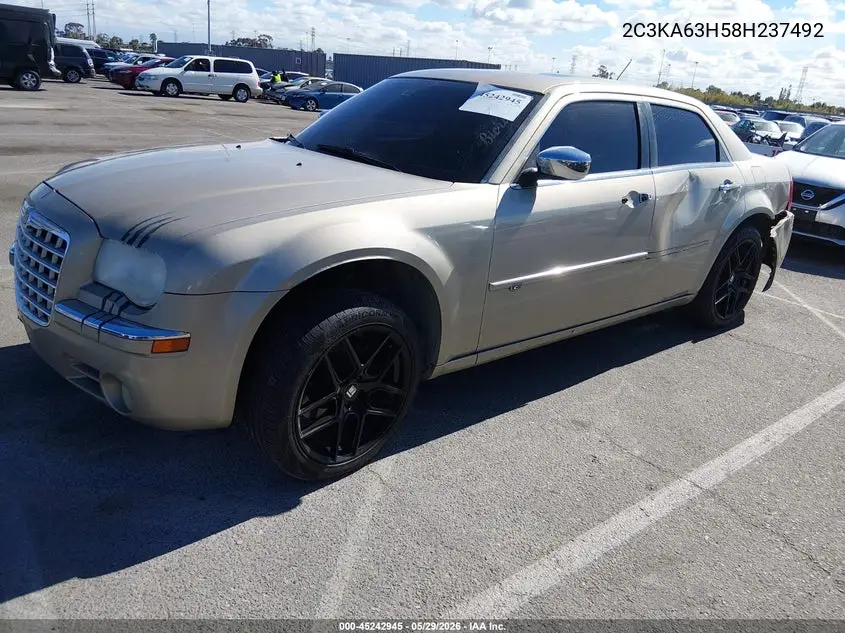2008 Chrysler 300C Hemi VIN: 2C3KA63H58H237492 Lot: 45242945