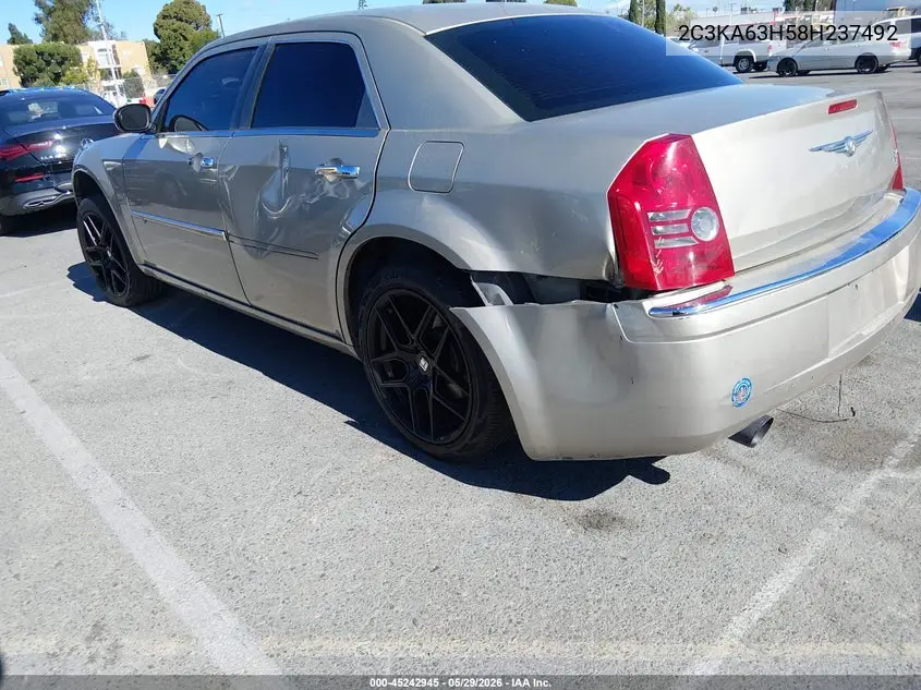 2008 Chrysler 300C Hemi VIN: 2C3KA63H58H237492 Lot: 45242945