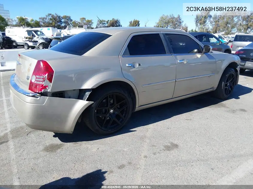 2008 Chrysler 300C Hemi VIN: 2C3KA63H58H237492 Lot: 45242945