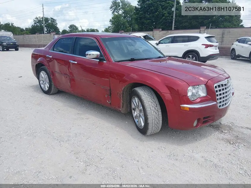 2008 Chrysler 300C Hemi VIN: 2C3KA63H18H107581 Lot: 45264396