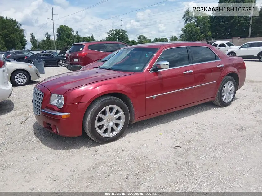 2008 Chrysler 300C Hemi VIN: 2C3KA63H18H107581 Lot: 45264396