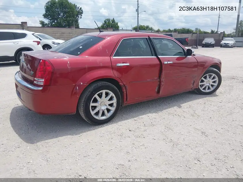 2008 Chrysler 300C Hemi VIN: 2C3KA63H18H107581 Lot: 45264396