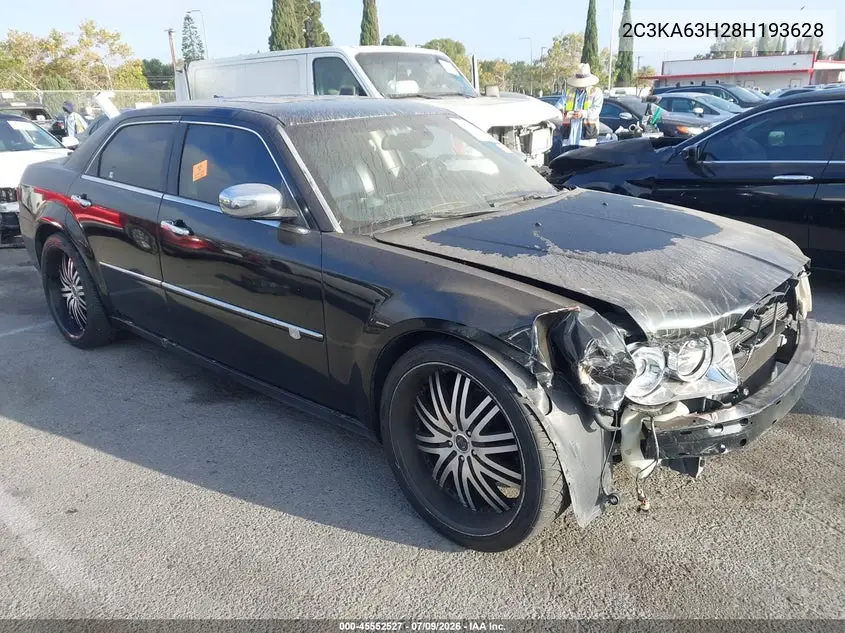 2008 Chrysler 300C Hemi VIN: 2C3KA63H28H193628 Lot: 45552527