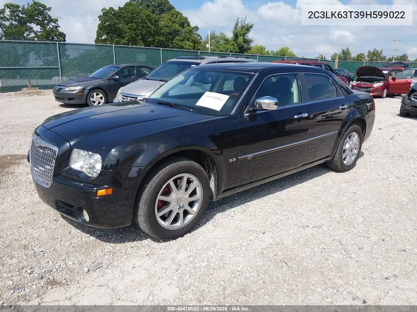 2009 Chrysler 300C Awd VIN: 2C3LK63T39H599022 Lot: 45470562