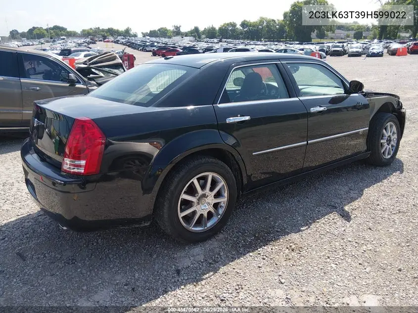 2009 Chrysler 300C Awd VIN: 2C3LK63T39H599022 Lot: 45470562