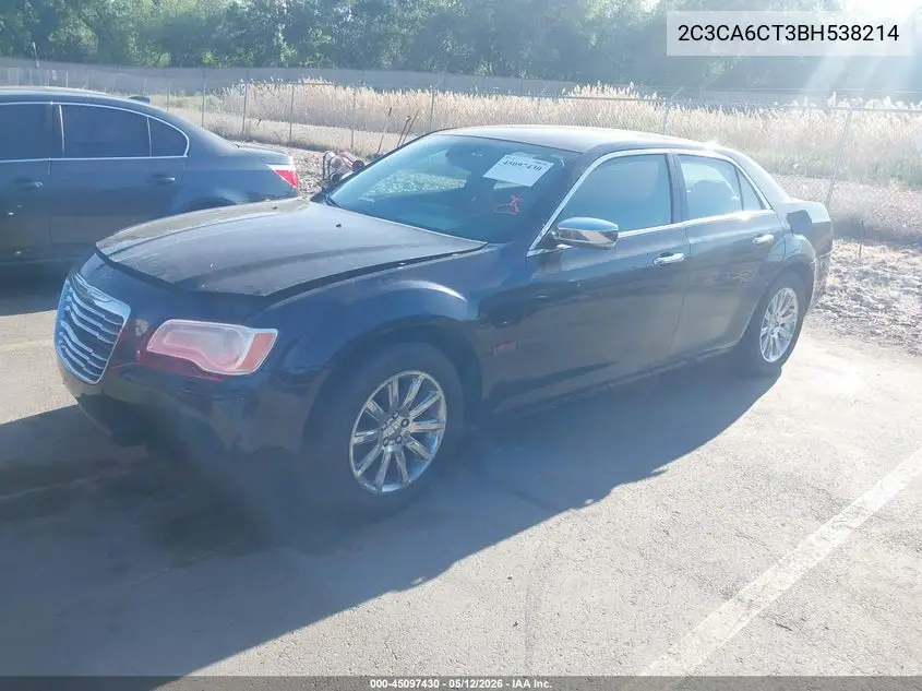 2011 Chrysler 300C VIN: 2C3CA6CT3BH538214 Lot: 45097430