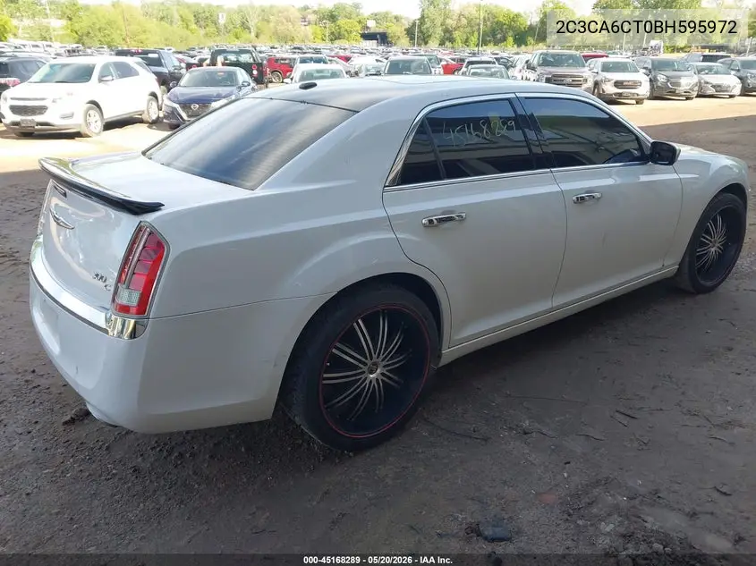 2011 Chrysler 300C VIN: 2C3CA6CT0BH595972 Lot: 45168289