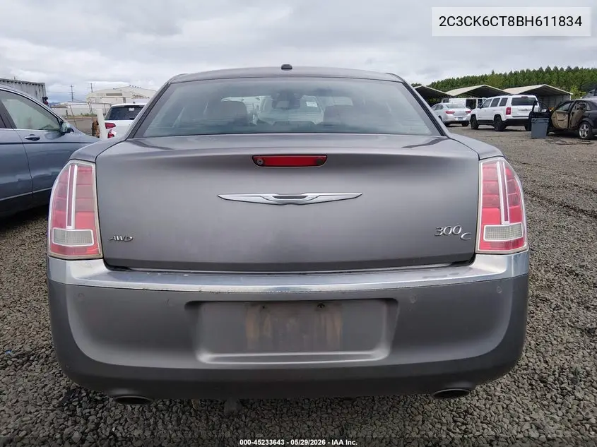 2011 Chrysler 300C Awd VIN: 2C3CK6CT8BH611834 Lot: 45233643
