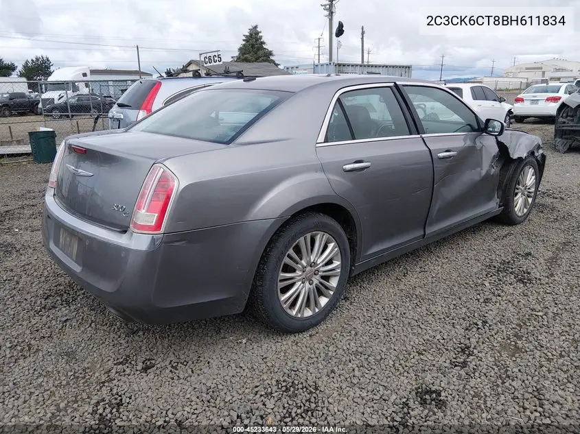 2011 Chrysler 300C Awd VIN: 2C3CK6CT8BH611834 Lot: 45233643