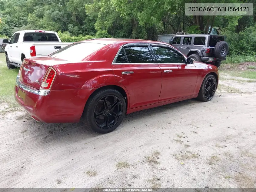 2011 Chrysler 300C VIN: 2C3CA6CT6BH564421 Lot: 45371871