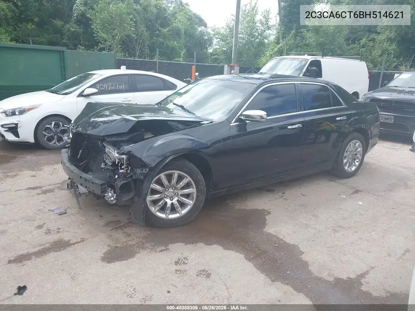 2011 Chrysler 300C VIN: 2C3CA6CT6BH514621 Lot: 45388306