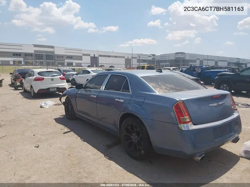 2011 Chrysler 300C VIN: 2C3CA6CT7BH581163 Lot: 45561333