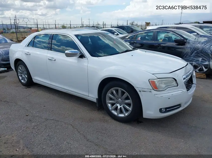 2011 Chrysler 300C VIN: 2C3CA6CT9BH538475 Lot: 45683393