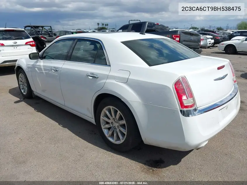 2011 Chrysler 300C VIN: 2C3CA6CT9BH538475 Lot: 45683393