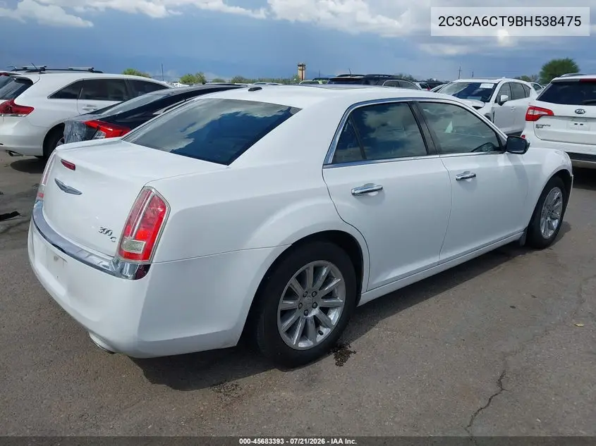 2011 Chrysler 300C VIN: 2C3CA6CT9BH538475 Lot: 45683393