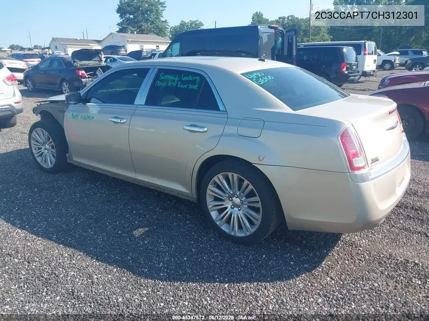2012 Chrysler 300C Luxury Series VIN: 2C3CCAPT7CH312301 Lot: 45347572