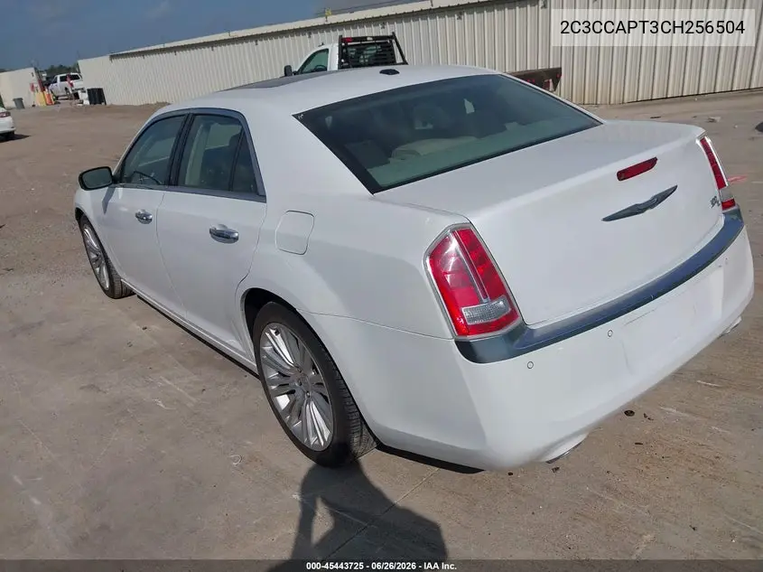 2012 Chrysler 300C Luxury Series VIN: 2C3CCAPT3CH256504 Lot: 45443725