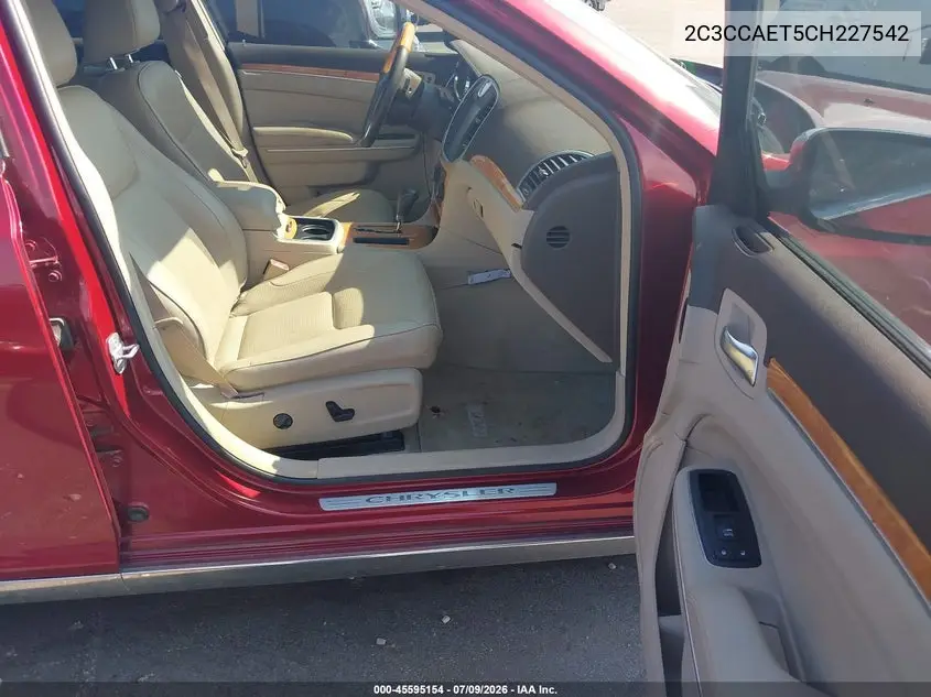 2012 Chrysler 300C VIN: 2C3CCAET5CH227542 Lot: 45595154