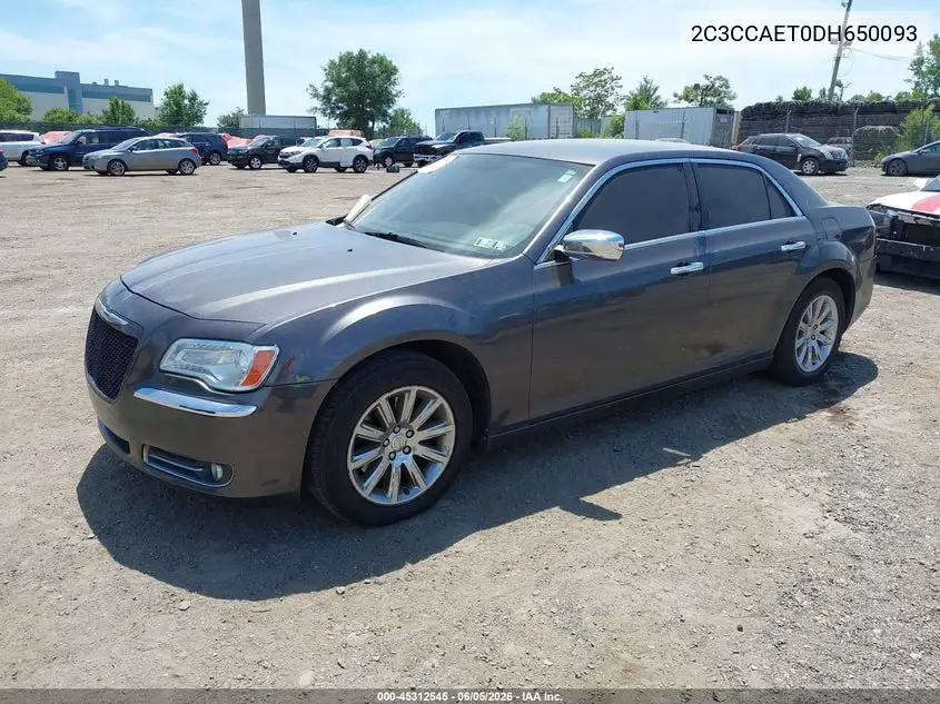 2013 Chrysler 300C VIN: 2C3CCAET0DH650093 Lot: 45312545