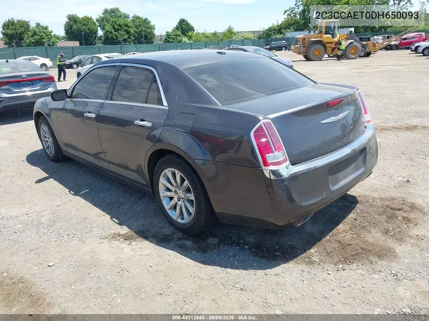 2013 Chrysler 300C VIN: 2C3CCAET0DH650093 Lot: 45312545