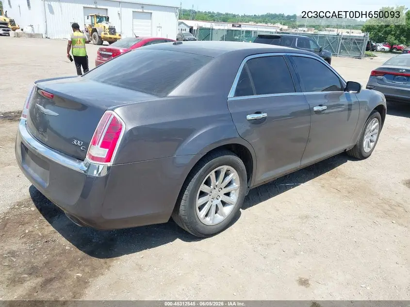 2013 Chrysler 300C VIN: 2C3CCAET0DH650093 Lot: 45312545