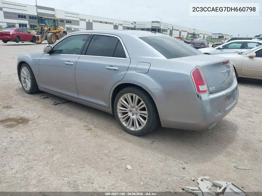 2013 Chrysler 300C VIN: 2C3CCAEG7DH660798 Lot: 45471186