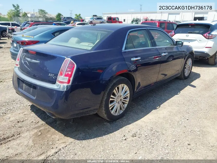 2013 Chrysler 300C Awd VIN: 2C3CCAKG1DH736178 Lot: 45573769