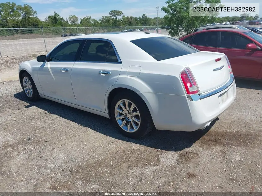 2014 Chrysler 300C VIN: 2C3CCAET3EH382982 Lot: 44985379