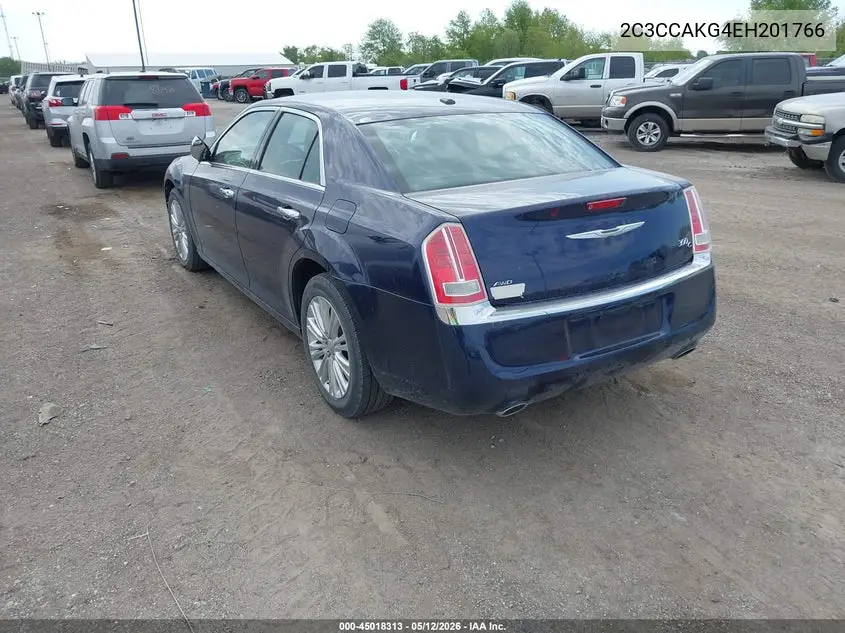 2014 Chrysler 300C Awd VIN: 2C3CCAKG4EH201766 Lot: 45018313