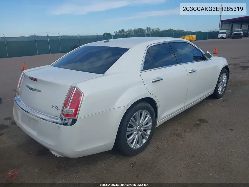 2014 Chrysler 300C Awd VIN: 2C3CCAKG3EH285319 Lot: 45100744