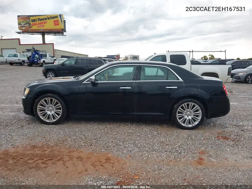 2014 Chrysler 300C VIN: 2C3CCAET2EH167531 Lot: 45210242
