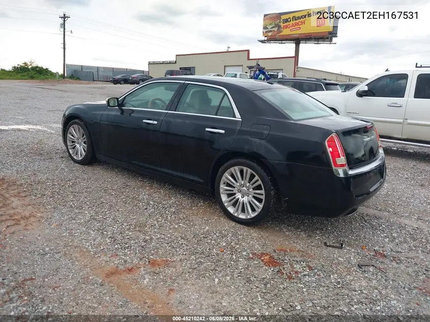 2014 Chrysler 300C VIN: 2C3CCAET2EH167531 Lot: 45210242