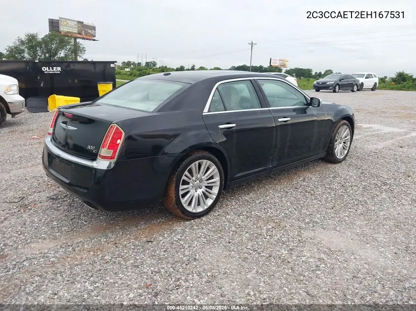 2014 Chrysler 300C VIN: 2C3CCAET2EH167531 Lot: 45210242