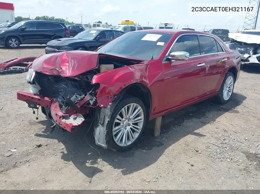 2014 Chrysler 300C VIN: 2C3CCAET0EH321167 Lot: 45293193