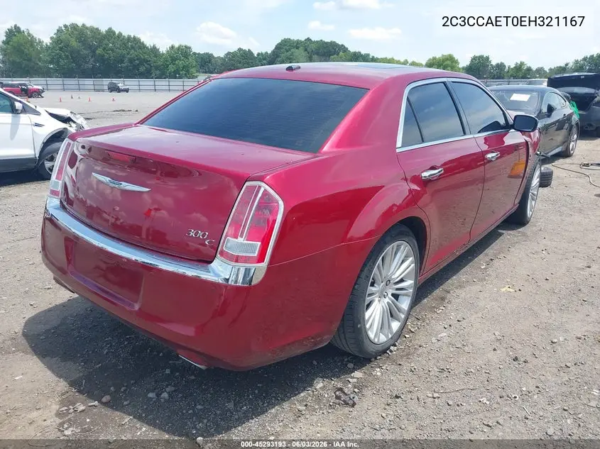 2014 Chrysler 300C VIN: 2C3CCAET0EH321167 Lot: 45293193