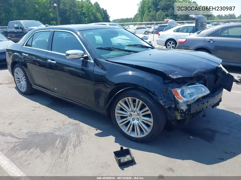 2014 Chrysler 300C VIN: 2C3CCAEG6EH230987 Lot: 45365538