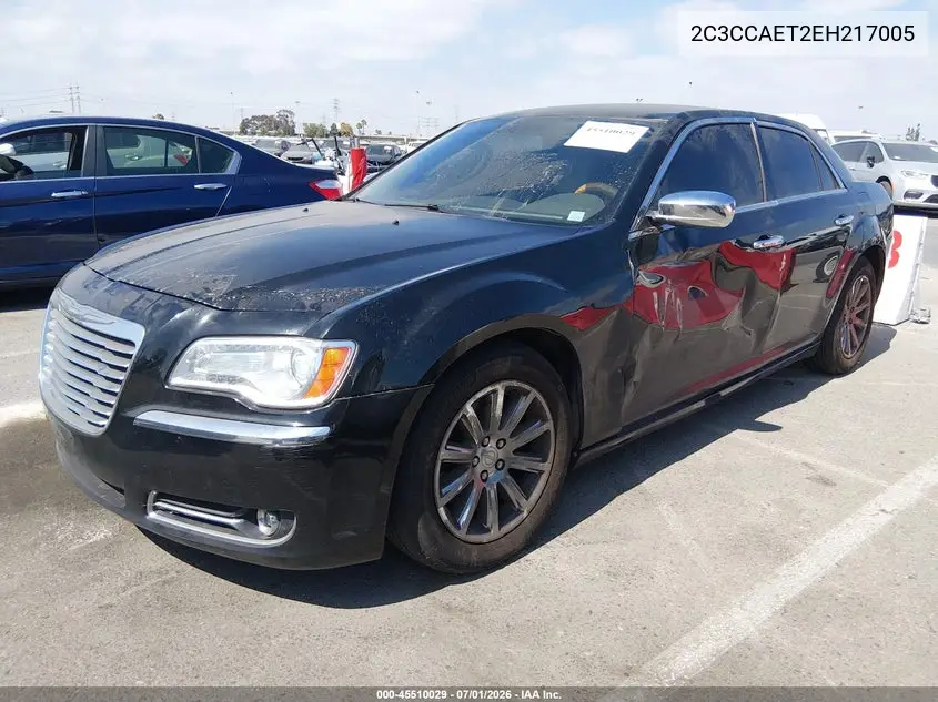 2014 Chrysler 300C VIN: 2C3CCAET2EH217005 Lot: 45510029