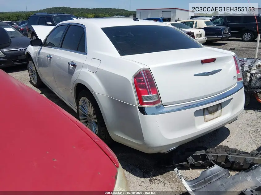 2014 Chrysler 300C VIN: 2C3CCAEG1EH355153 Lot: 45584419